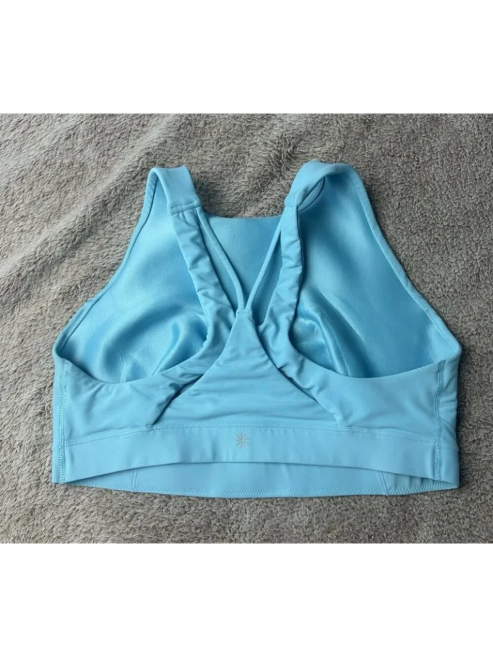 Athleta Flex Spacer Bra Aqua Blue Size XL